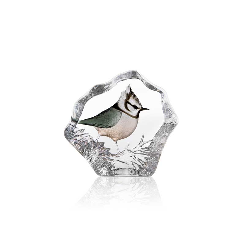Målerås - Wildlife målad - Tofsmes Konstglas Designer Mats Jonasson