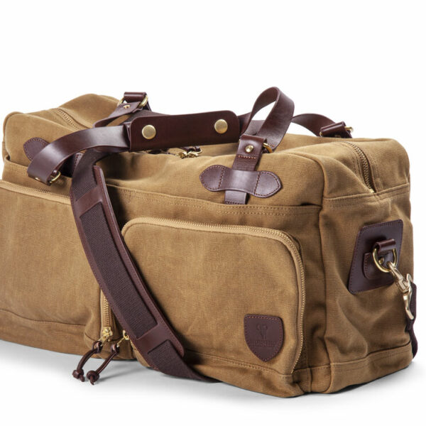 MORBERG by Orrefors Hunting Kurirväska kanvas 20 l Sand