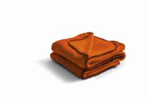 Nightingale - Fleeceponcho Orange 120x160 cm