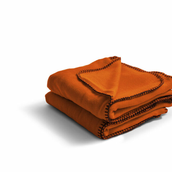 Nightingale Fleeceponcho Orange 120x160 cm