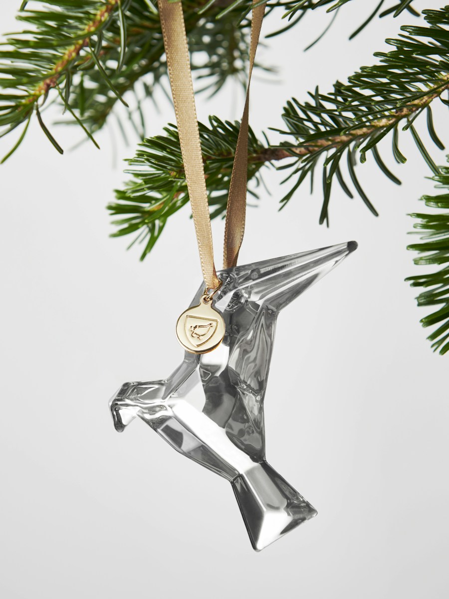 Orrefors Annual Ornament Julornament Homage Dove 2024