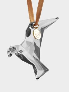 Orrefors Annual Ornament – julornament Homage Dove 2024