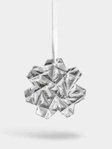 Orrefors Annual Ornament – julornament Nivis 2022 74 mm – design Lena Bergström