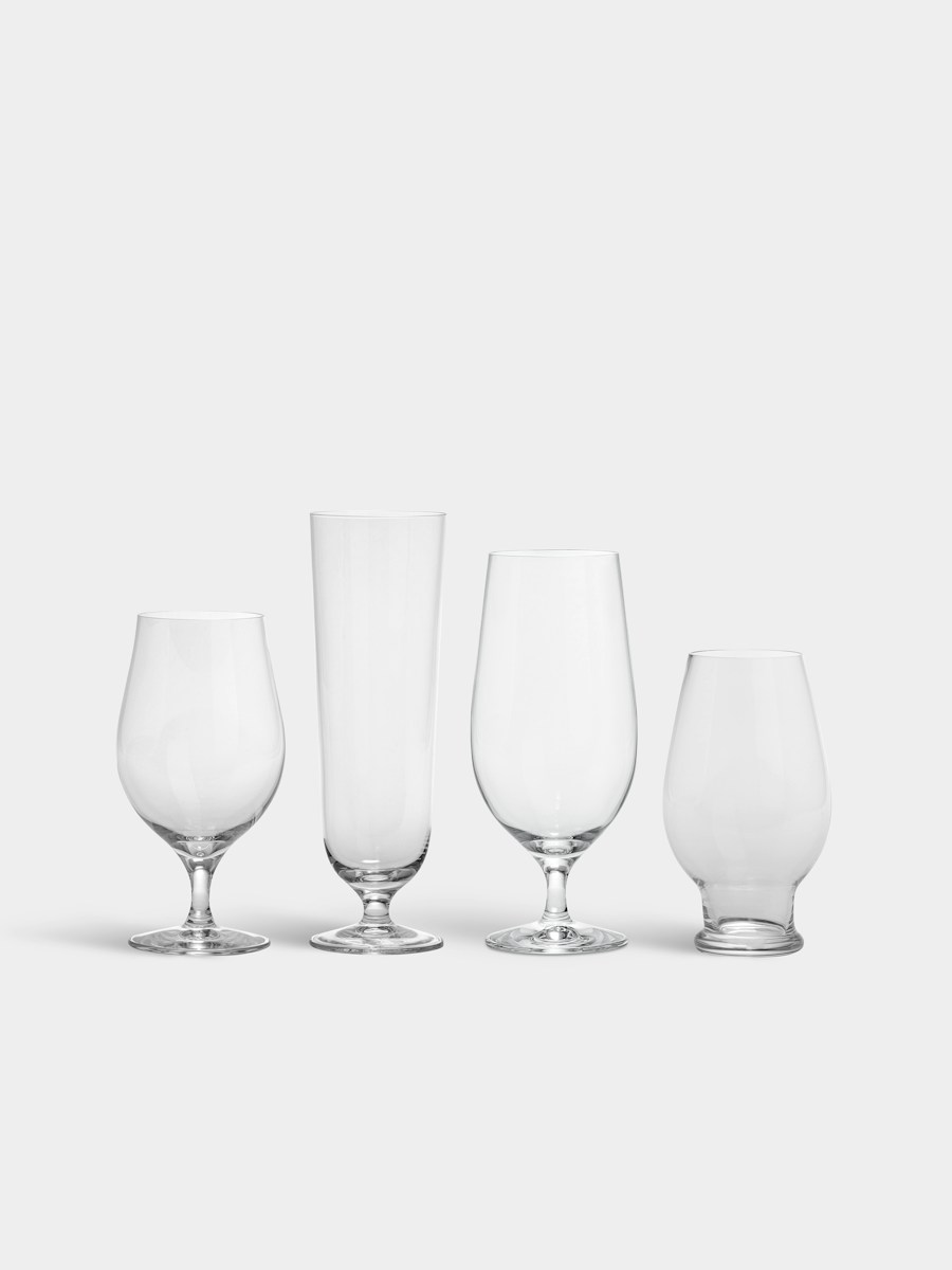 Orrefors Beer Tasting kit inkluderar 4 olika ölglas Designer Erika Lagerbielke
