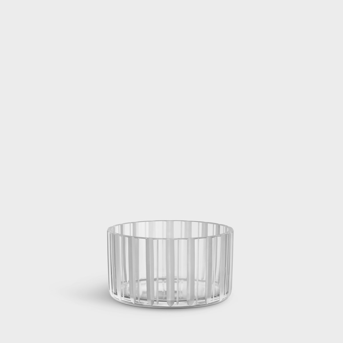 Orrefors Cut in Number Skål ränder 160 mm Designer Ingegerd Råman