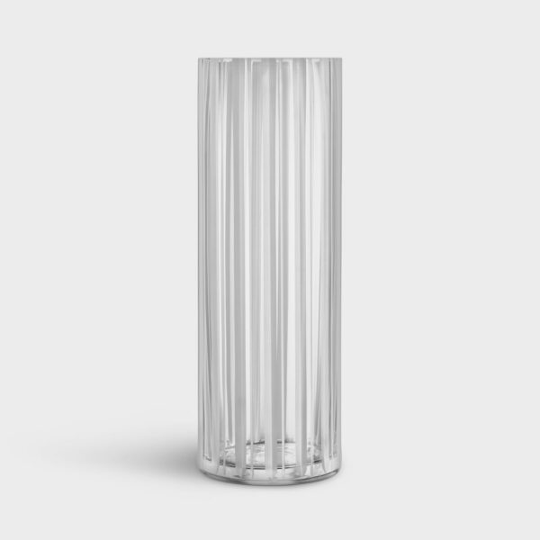 Orrefors Cut in Number Vas ränder 330 mm Designer Ingegerd Råman