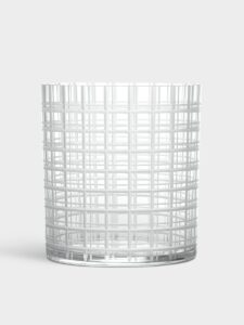 Orrefors Cut in Number – vas rutmönster 200 mm – design Ingegerd Råman