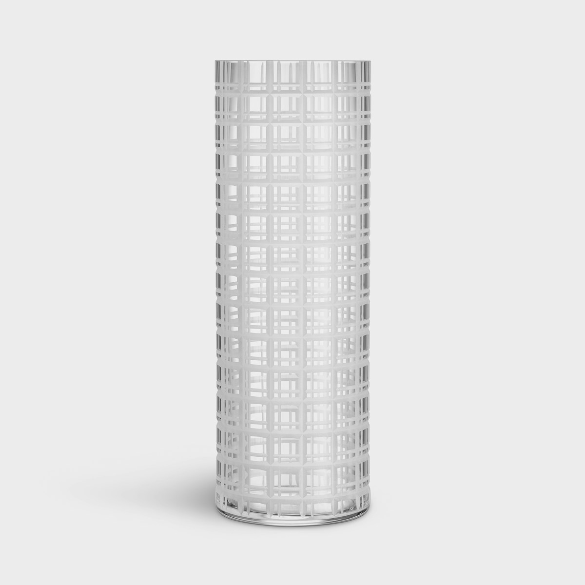 Orrefors - Cut in Number - Vas rutm&ouml;nster 330 mm Designer Ingegerd R&aring;man