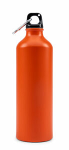 Orrefors Hunting – aluminiumflaska 75 cl orange