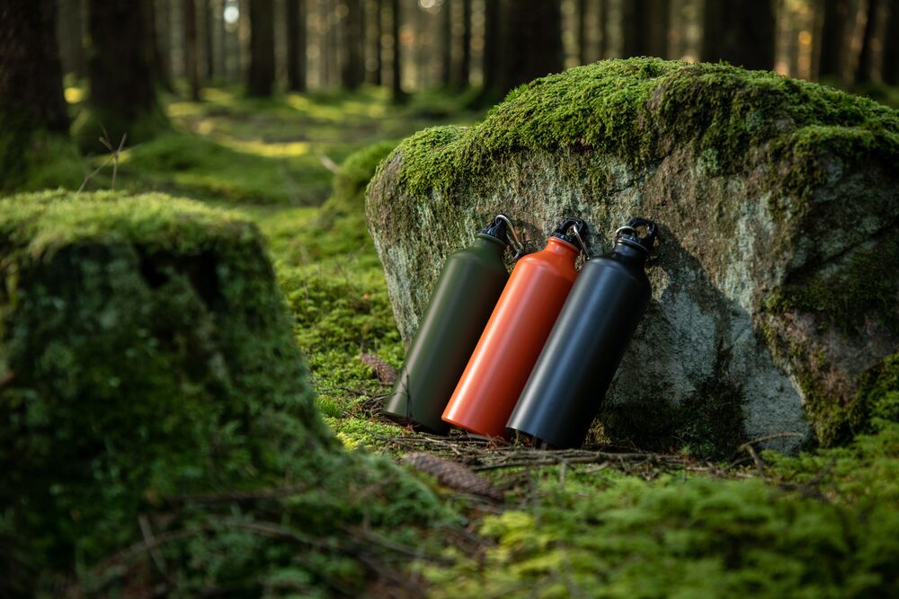 Orrefors Hunting Aluminiumflaska 75 cl Orange