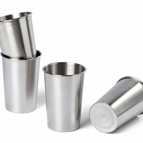 Orrefors Hunting Stålmuggar 35 cl 4-pack