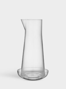 Orrefors Informal – karaff med skål 100 cl – design Björn Dahlström