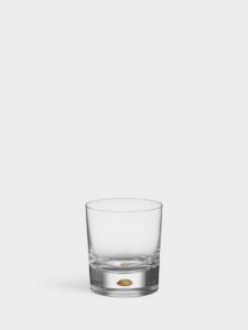 Orrefors Intermezzo – 2-pack old fashioned guld 25 cl, whiskyglas – design Erika Lagerbielke
