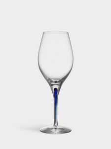 Orrefors Intermezzo – Balance vinglas blå 44 cl – design Erika Lagerbielke
