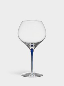 Orrefors Intermezzo – Bouquet vinglas blå 70 cl – design Erika Lagerbielke