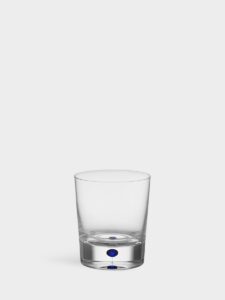 Orrefors Intermezzo – Double old fashioned glas blå 40 cl – design Erika Lagerbielke