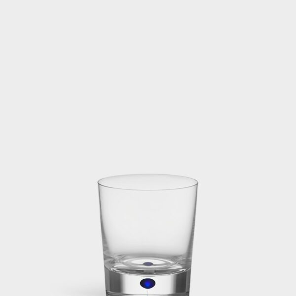 Orrefors Intermezzo Double old fashioned glas blå 40 cl Designer Erika Lagerbielke