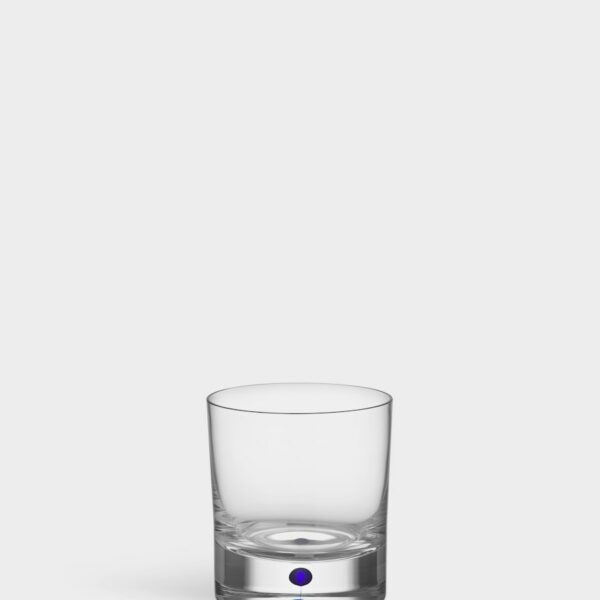 Orrefors Intermezzo Old fashioned glas blå 25 cl Designer Erika Lagerbielke