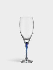 Orrefors Intermezzo – vinglas blå 32 cl – design Erika Lagerbielke