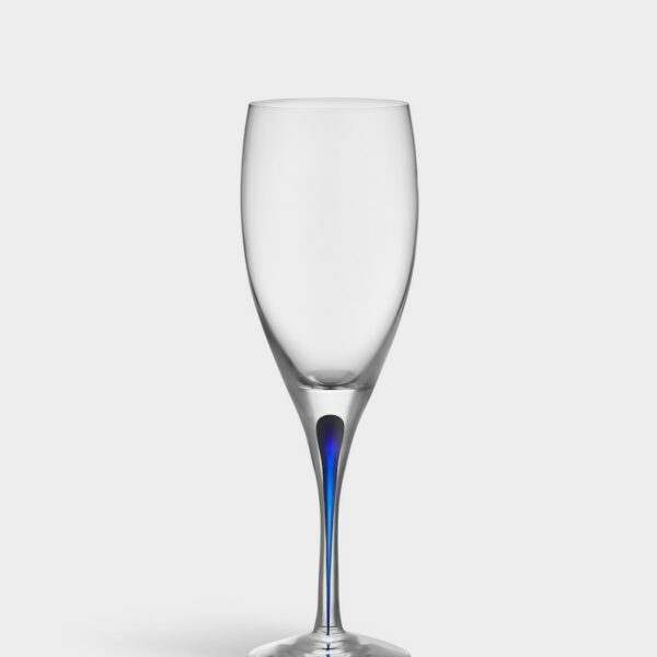 Orrefors Intermezzo Vinglas blå 32 cl Designer Erika Lagerbielke