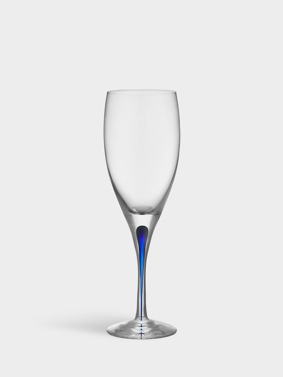 Orrefors Intermezzo Vinglas blå 32 cl Designer Erika Lagerbielke