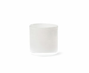 Orrefors Jernverk – glaslykta 10 x 10 cm vit