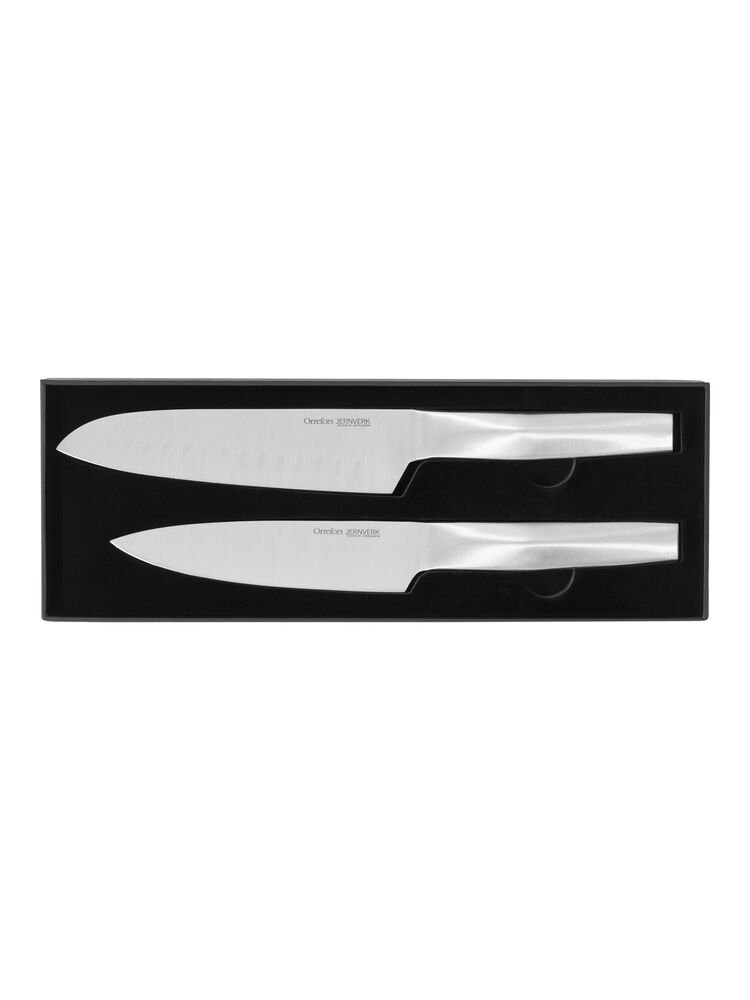 Orrefors Jernverk Köksknivar 2-pack Stål Designer Jon Eliason