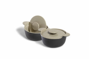 Orrefors Jernverk – minigryta 2-pack 6 x 13 cm svart – design Jon Eliason
