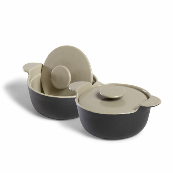 Orrefors Jernverk Minigryta 2-pack 6 x 13 cm Svart Designer Jon Eliason