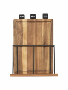 Orrefors Jernverk – Skärbrädor 3 delar 30 x 22 x 2 cm brun, skärbräda