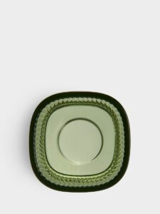 Orrefors Magica – ljuslykta super circle grön 70 mm – design Andreas Engesvik