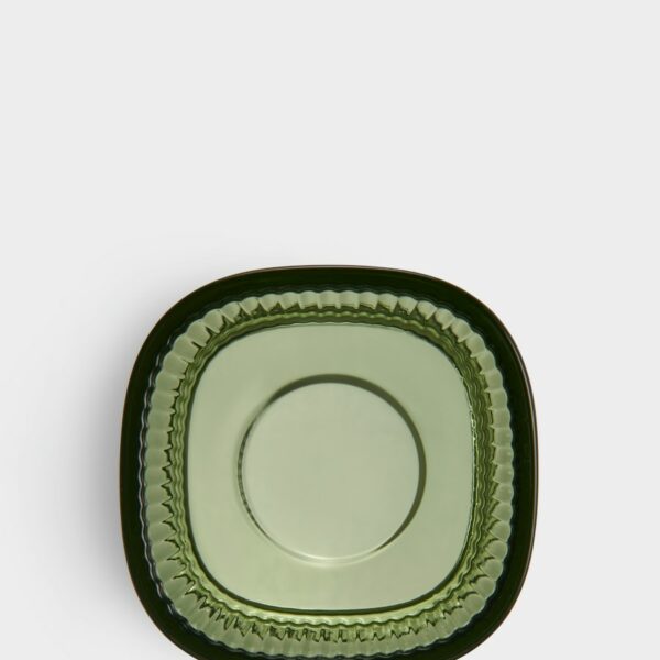 Orrefors Magica Ljuslykta super circle grön 70 mm Designer Andreas Engesvik
