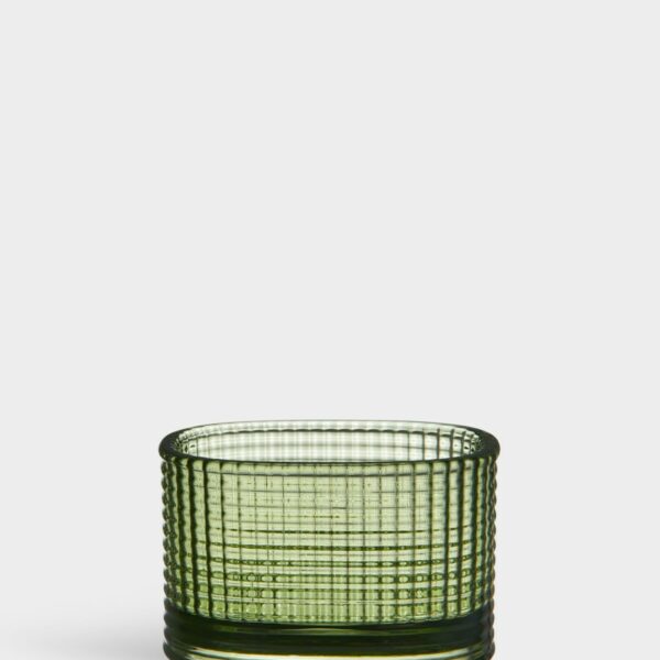 Orrefors Magica Ljuslykta super ellipse grön 50 mm Designer Andreas Engesvik