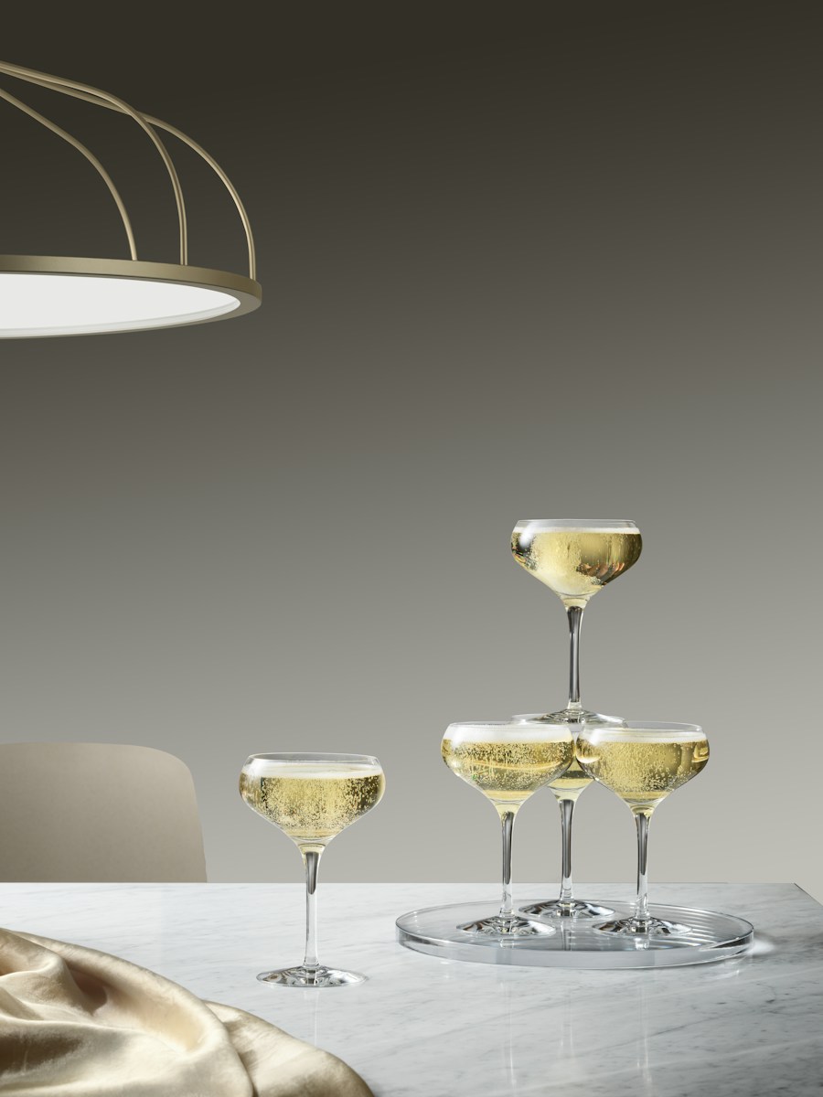 Orrefors More 2-pack coupe champagneglas 21 cl Designer Erika Lagerbielke