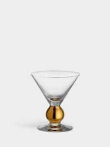 Orrefors Nobel – martini- och champagneglas i kristall 23 cl – design Gunnar Cyrén