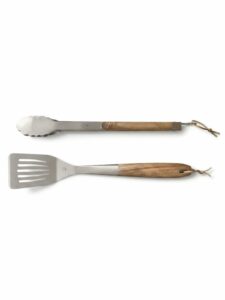 Orrefors Hunting Outdoor – Grillverktyg 2 delar 46 cm stål, köksredskap