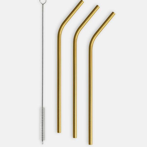 Orrefors Peak 4-pack Sugrör 210 mm med rengöringsborste Designer Martti Rytkönen