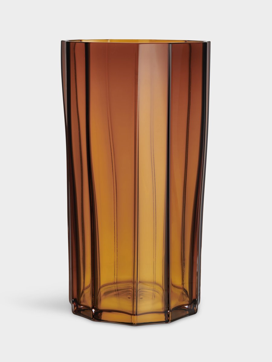 Orrefors Reed Stormlykta bärnsten 250 mm Designer Monica Förster