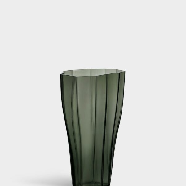 Orrefors Reed Vas mossgrön 300 mm Designer Monica Förster