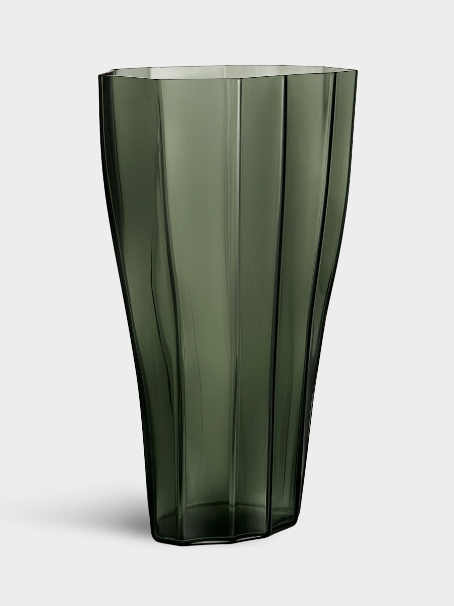 Orrefors - Reed - Vas mossgr&ouml;n 500 mm Designer Monica F&ouml;rster