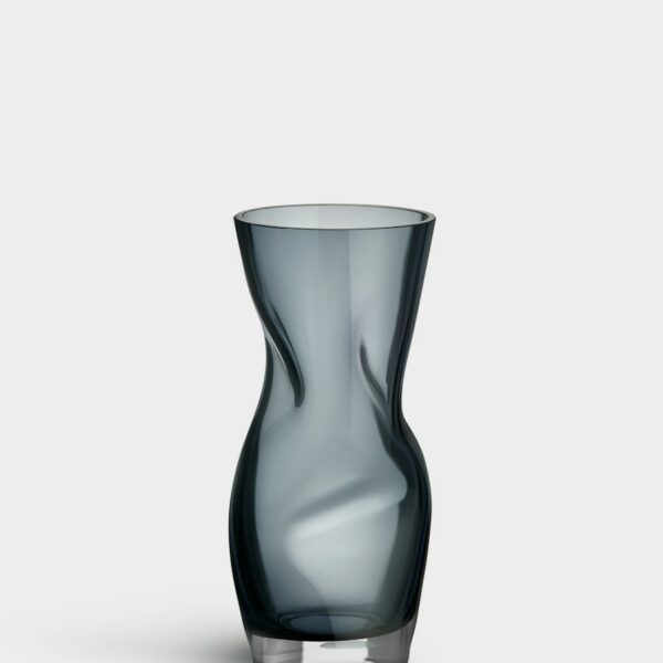Orrefors Squeeze Vas blågrå 230 mm Designer Lena Bergström