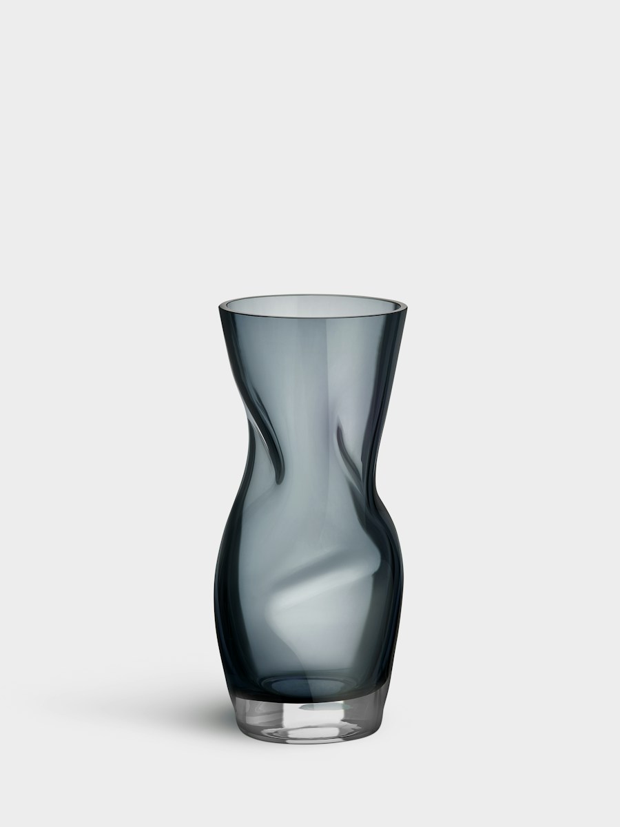 Orrefors - Squeeze - Vas bl&aring;gr&aring; 230 mm Designer Lena Bergstr&ouml;m
