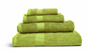 Queen Anne - Frotté 420g Äpplegrön 65x130
