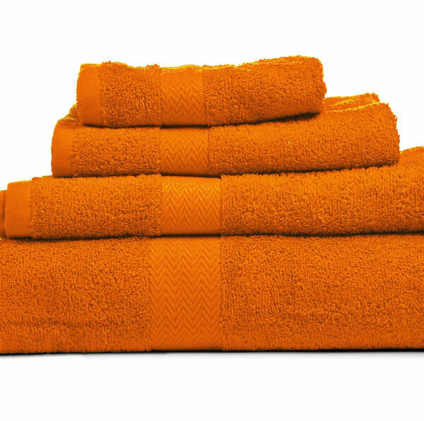 Queen Anne Frotté 420g Orange 65x130