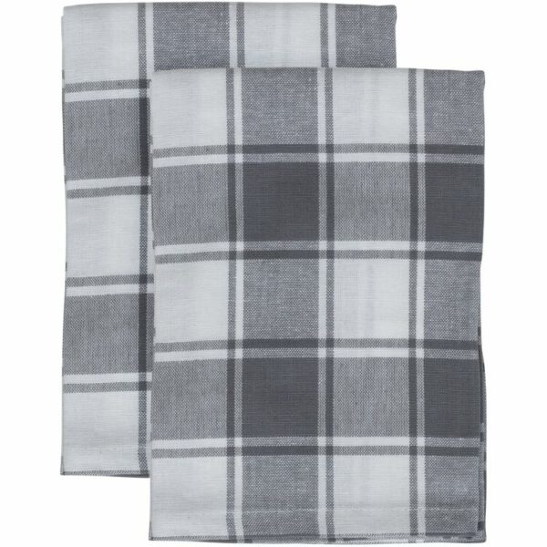 Queen Anne Kökshanddukar 2-pack Grå 45x65 cm