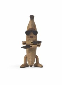 Spring Copenhagen Benny Banana – trädekoration Banan 13 cm ek – design Thor Høy
