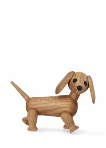Spring Copenhagen Chico – trädekoration hund 7 cm ek – design Chresten Sommer