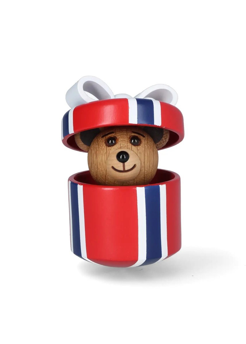 Spring Copenhagen Gifting Teddy – trädekoration Teddybjörn Norge 9 cm – design Thor Høy – bild 2