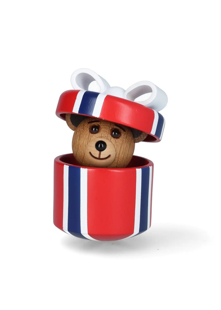 Spring Copenhagen Gifting Teddy – trädekoration Teddybjörn Norge 9 cm – design Thor Høy – bild 3