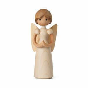 Spring Copenhagen Lucia – trädekoration ängel 19,5 cm Lönn – design Chresten Sommer